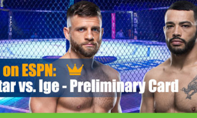 Dan Ige vs. Calvin Kattar UFC Fight Island 1 Betting preliminary card betting