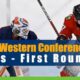 2020 NHL Western Conference Playoffs First Round Betting Odds