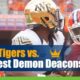 Clemson Tigers vs. Wake Forest Demon Deacons betting preview