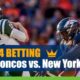 Denver Broncos vs. New York Jets NFL Betting, picks and lines