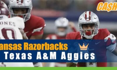 Arkansas Razorbacks at Texas A&M Aggies College Football betting odds and picks