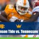 Alabama Crimson Tide at Tennessee Volunteers NCAA Football best bets and odds