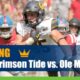 Alabama Crimson Tide vs. Ole Miss Rebels College Football picks and lines
