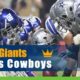 New York Giants vs. Dallas Cowboys NFL betting preview, odds and picks