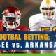 Arkansas Volunteers vs. Arkansas Razorbacks NCAAF Betting preview