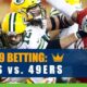 Green Bay Packers vs. San Francisco 49ers NFL Week 9 Betting odds and picks