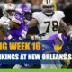 Minnesota Vikings vs. New Orleans Saints NFL Week 16 betting Odds and Picks