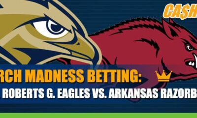 Oral Roberts Golden Eagles vs. Arkansas Razorbacks 2021 Sweet 16 Betting