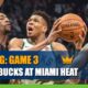 Milwaukee Bucks vs. Miami Heat Game 3 Playoffs Betting Info
