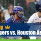 Texas Rangers vs. Houston Astros