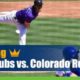 Chicago Cubs vs. Colorado Rockies