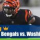 Cincinnati Bengals vs Washington