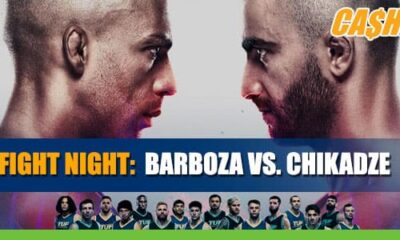 UFC Fight Night:  Barboza vs. Chikadze Betting Information and Odds