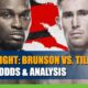 UFC Fight Night:  Brunson vs. Till Main Card Betting Information