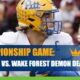 2021 ACC Championship Game Pittsburgh U vs. Wake Forest Betting Information