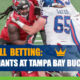 New York Giants vs. Tampa Bay Buccaneers Betting Information, odds and picks