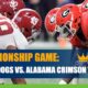 Georgia Bulldogs vs. Alabama Crimson Tide CashBet Free Pick