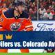 Edmonton Oilers vs. Colorado Avalanche