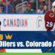 Edmonton Oilers vs. Colorado Avalanche NHL Game 3