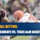 Sam Houston Bearkats vs. Texas A&M Aggies CashBet Sportsbook Odds and betting information