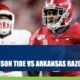 CFB Betting: Alabama Crimson Tide vs. Arkansas Razorbacks Information