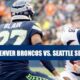 Broncos vs. Seahawks Betting Monday Night Football Week 1