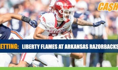 Liberty vs. Arkansas CashBet Wagering Analysis, NCAA Football Best Bets 