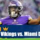 Minnesota Vikings vs Miami Dolphins
