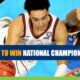 CashBet Odds to Win National Championship