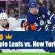 Toronto Maple Leafs vs New York Islanders